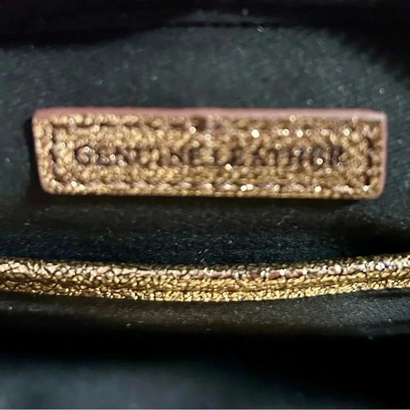 EUC GILI Genuine Leather Snake Print Crossbody Bag With Matching Card Wallet - Picture 12 of 13